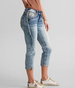 Jeans|Bottoms | Rock Revival Eilish Cuffed Stretch Capri Jean Eilish MC209