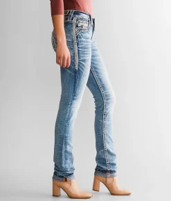 Jeans|Bottoms | Rock Revival Eilish Low Rise Straight Stretch Jean Eilish CJ208