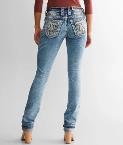 Jeans|Bottoms | Rock Revival Eilish Low Rise Straight Stretch Jean Eilish CJ208