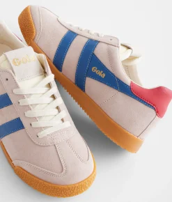 Gola® Elan Leather Sneaker Mocha White Clearance