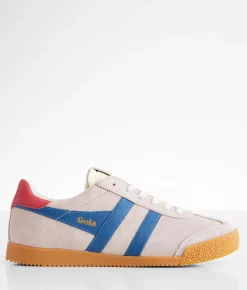 Gola® Elan Leather Sneaker Mocha White Clearance