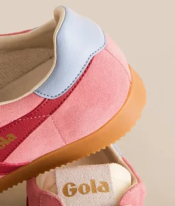 Gola® Elan Leather Sneaker Bubblegum Lollipop Air New