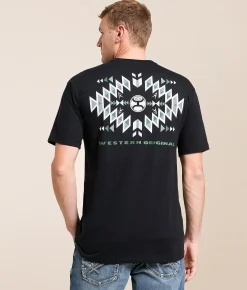 Hooey El Dorado T-Shirt Black New