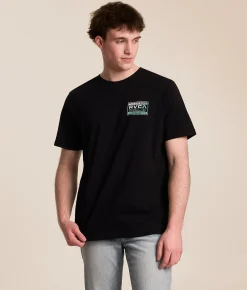 Tops | RVCA Electric Break T-Shirt Black