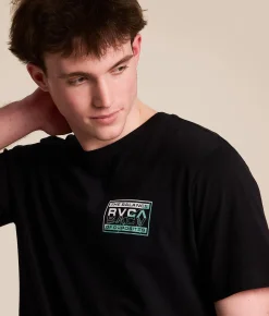 Tops | RVCA Electric Break T-Shirt Black
