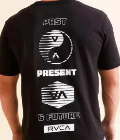 RVCA Element Streak Sport T-Shirt Black Clearance