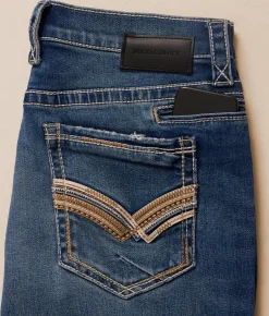 Buckle Black Eleven Boot Stretch Jean Linwood