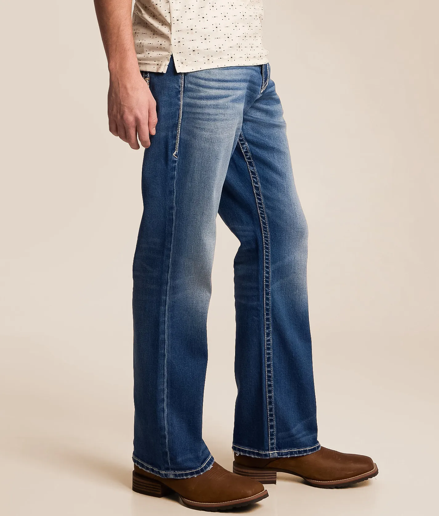 Buckle Black Eleven Boot Stretch Jean Linwood