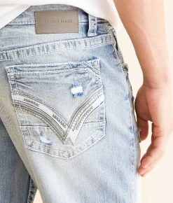 Buckle Black Eleven Straight Stretch Jean Azul Discount