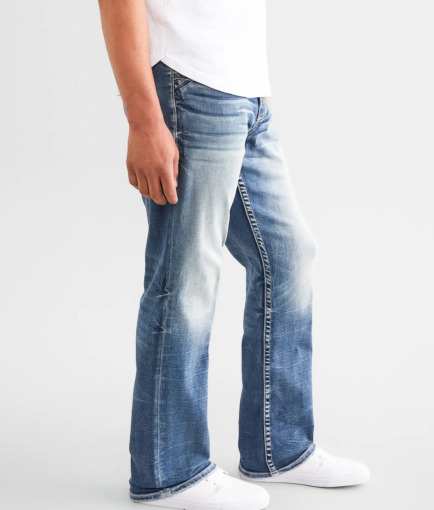 Buckle Black Eleven Straight Stretch Jean Buxton Discount