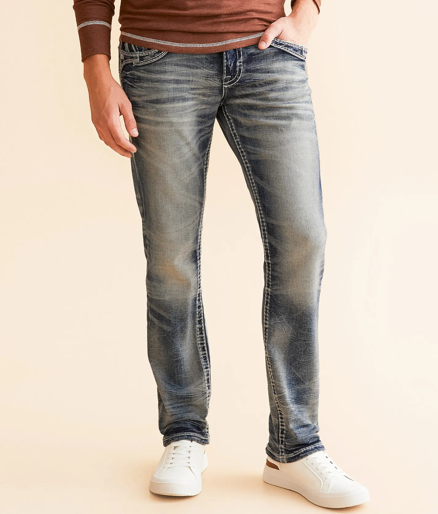Rock Revival Eliezer Slim Straight Stretch Jean Eliezer SJ202 Sale