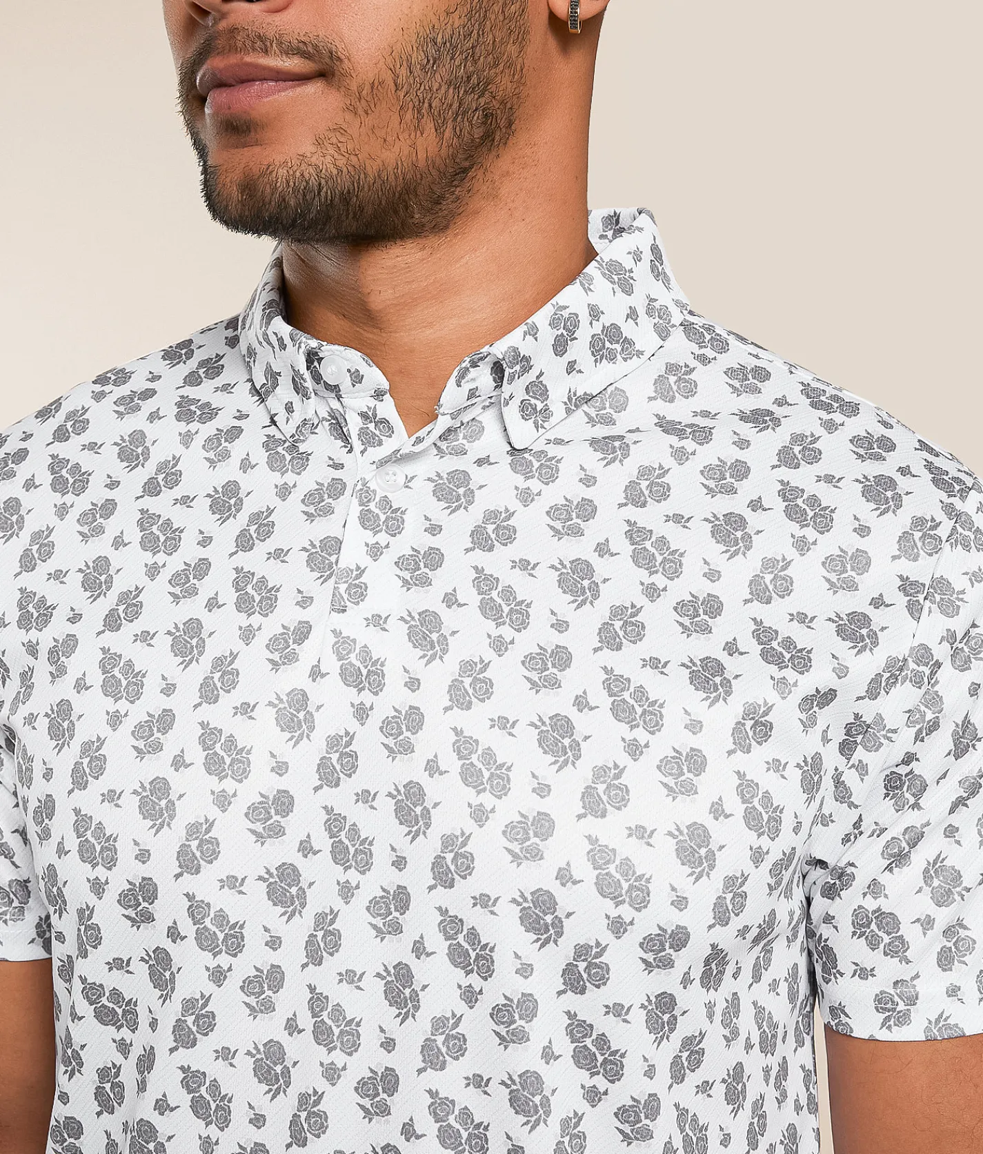 J.B. Holt Eli Performance Polo Grey Hot