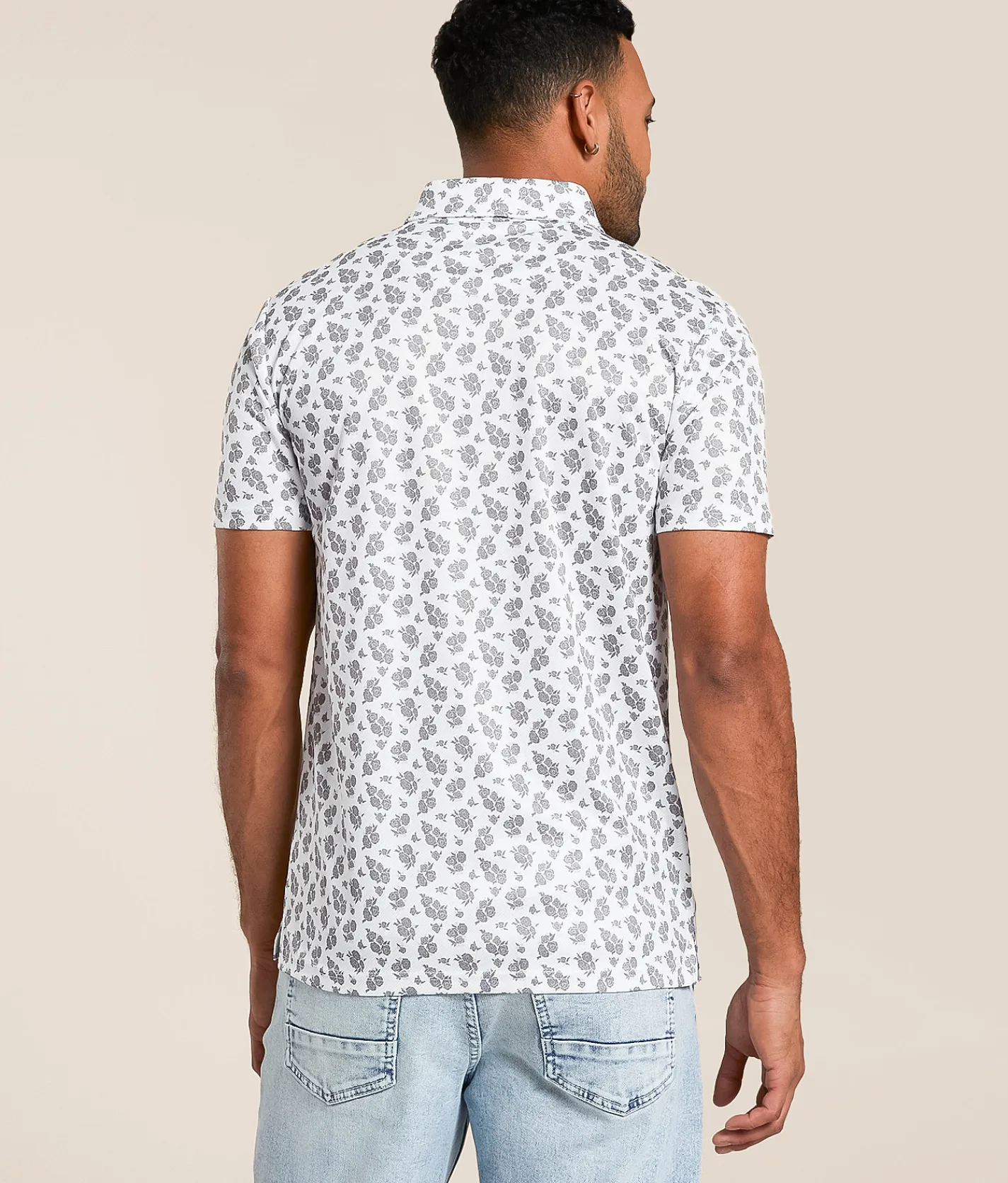 J.B. Holt Eli Performance Polo Grey Hot