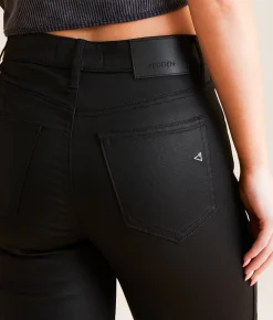 Bottoms | HIDDEN Ella Classic Straight Cargo Stretch Pant Black Coating