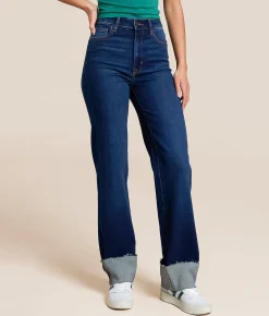 HIDDEN Ella Classic Straight Stretch Cuffed Jean Rockport Online