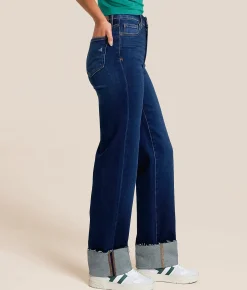 HIDDEN Ella Classic Straight Stretch Cuffed Jean Rockport Online