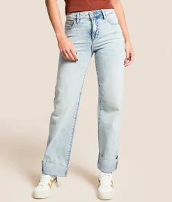 HIDDEN Ella Classic Straight Stretch Jean Bodega Bay Sale