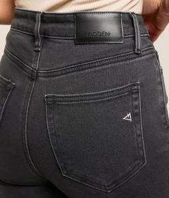 Jeans|Bottoms | HIDDEN Ella Classic Straight Stretch Jean Charcoal