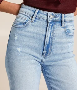 HIDDEN Ella Cropped Classic Straight Stretch Jean Solana Clearance