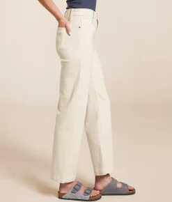 HIDDEN Ella Cropped Straight Stretch Jean Golden Hour Hot