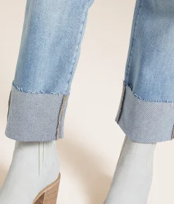 Jeans|Bottoms | HIDDEN Ella Cropped Straight Stretch Cuffed Jean Monterary