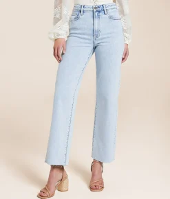 Jeans | HIDDEN Ella Cropped Straight Stretch Jean Light