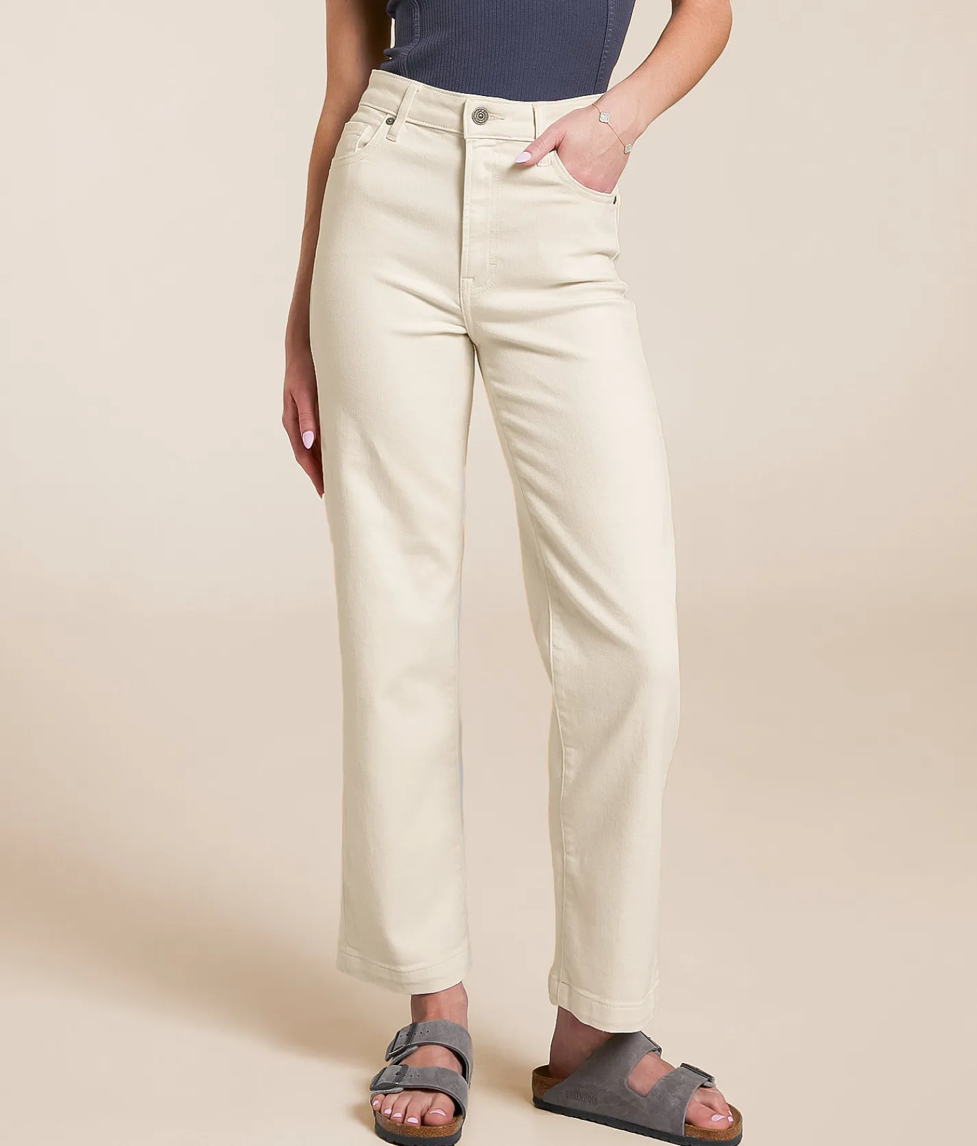 Jeans | HIDDEN Ella Cropped Straight Stretch Jean Golden Hour