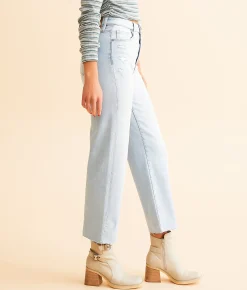 Jeans | HIDDEN Ella Cropped Straight Stretch Jean Light