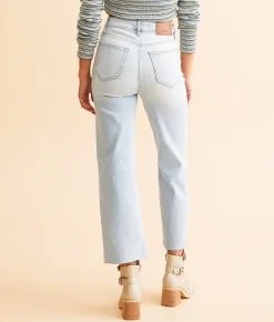 Jeans | HIDDEN Ella Cropped Straight Stretch Jean Light