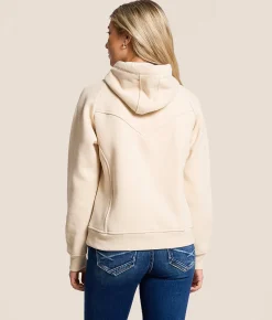 Kimes Ranch Ella Hooded Henley Sweatshirt Brown Online