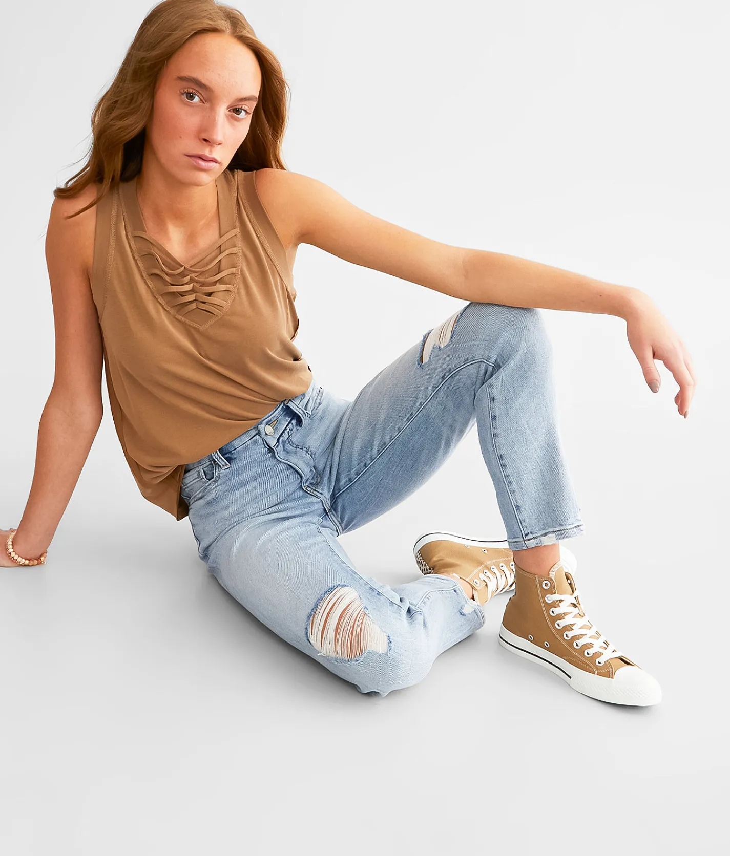 Jeans|Bottoms | BKE Ellie Mom Jean Rumph