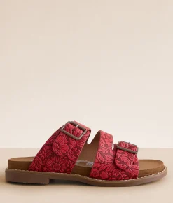 Very G Elma Western Sandal Red Clearance