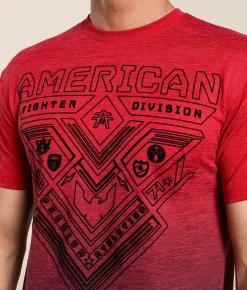 Graphic T-Shirts | American Fighter Elmont T-Shirt Cherry Dark Cherry