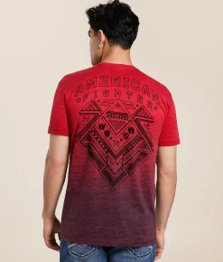 Graphic T-Shirts | American Fighter Elmont T-Shirt Cherry Dark Cherry