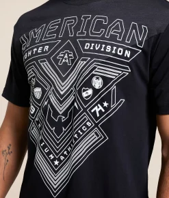 Graphic T-Shirts | American Fighter Elmont T-Shirt Black Pitch Black