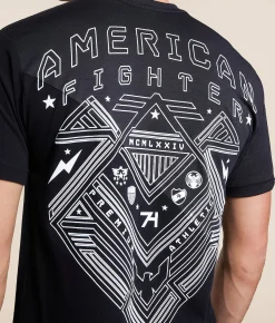 American Fighter Elmont T-Shirt Black Pitch Black Hot