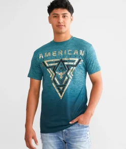 American Fighter Elmore T-Shirt Hydro Deep Teal Discount