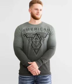 American Fighter Elmore T-Shirt Sage Dark Sage Discount