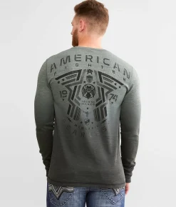 American Fighter Elmore T-Shirt Sage Dark Sage Discount