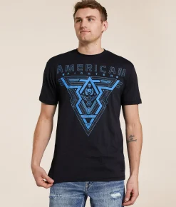 Tops|Graphic T-Shirts | American Fighter Elmore T-Shirt Pitch Black