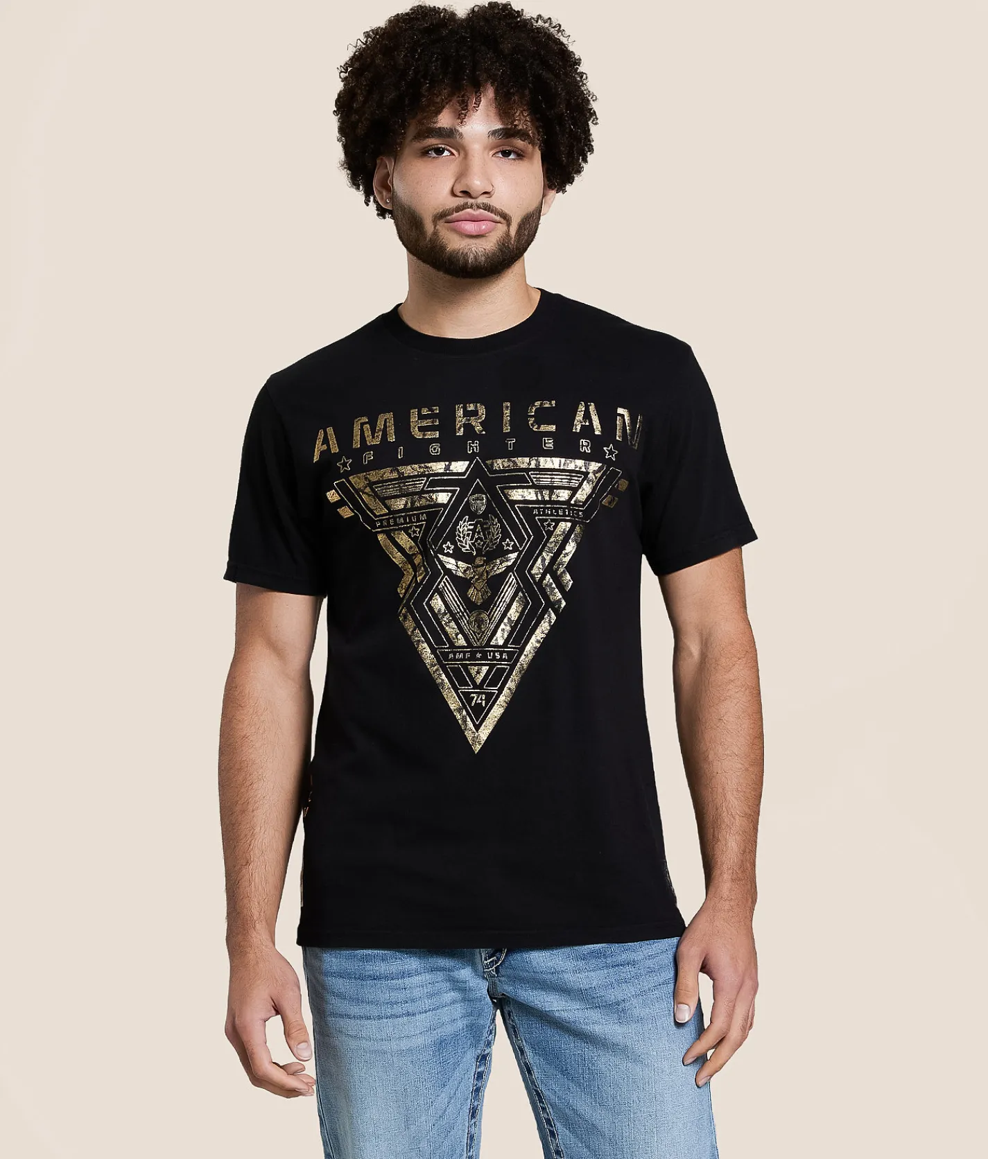 Tops|Graphic T-Shirts | American Fighter Elmore T-Shirt Black
