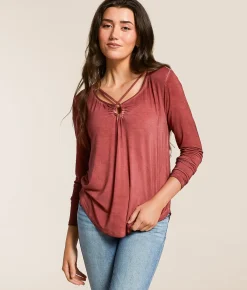 White Crow Eloise Sleek Top Rouge Sale