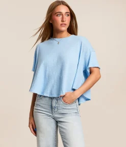 Tops | Free People Elsie Swing T-Shirt Whisper White