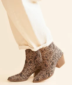 Shoes | Soda Elysees Cheetah Ankle Boot Brown