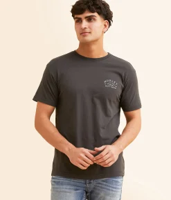 Graphic T-Shirts | Hurley Embarked Pigment Dye T-Shirt Raven