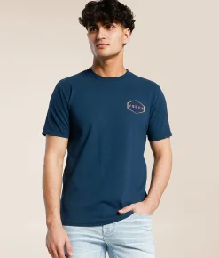 Tops|Graphic T-Shirts | Veece Embarked T-Shirt Navy