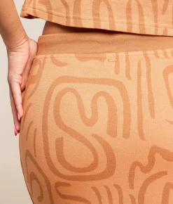 Billabong Embers Midi Skirt Tangerine Clearance
