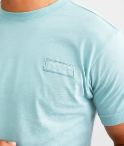 Graphic T-Shirts | Veece Emblem T-Shirt Light Turquoise Heather