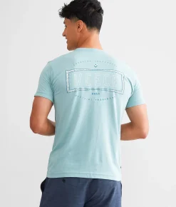 Graphic T-Shirts | Veece Emblem T-Shirt Light Turquoise Heather