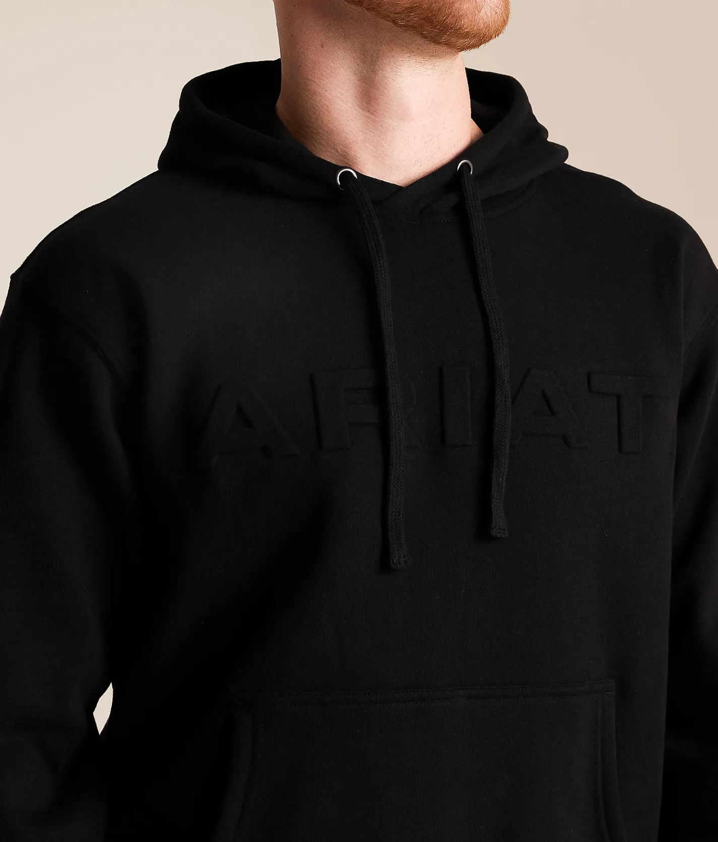 Tops | Ariat Embossed Logo Hooded Sweatshirt Black